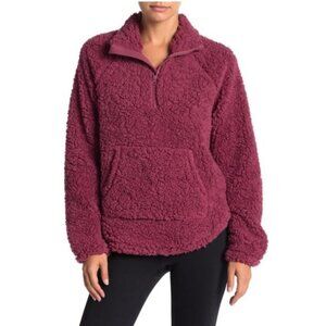 Z By Zella Free Style Faux Shearling Pullover